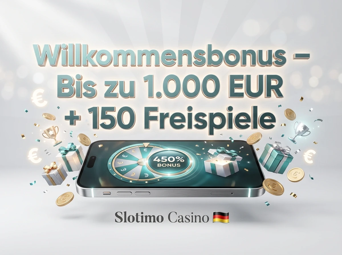 Willkommensbonus – Bis zu 1.000 EUR + 150 Freispiele